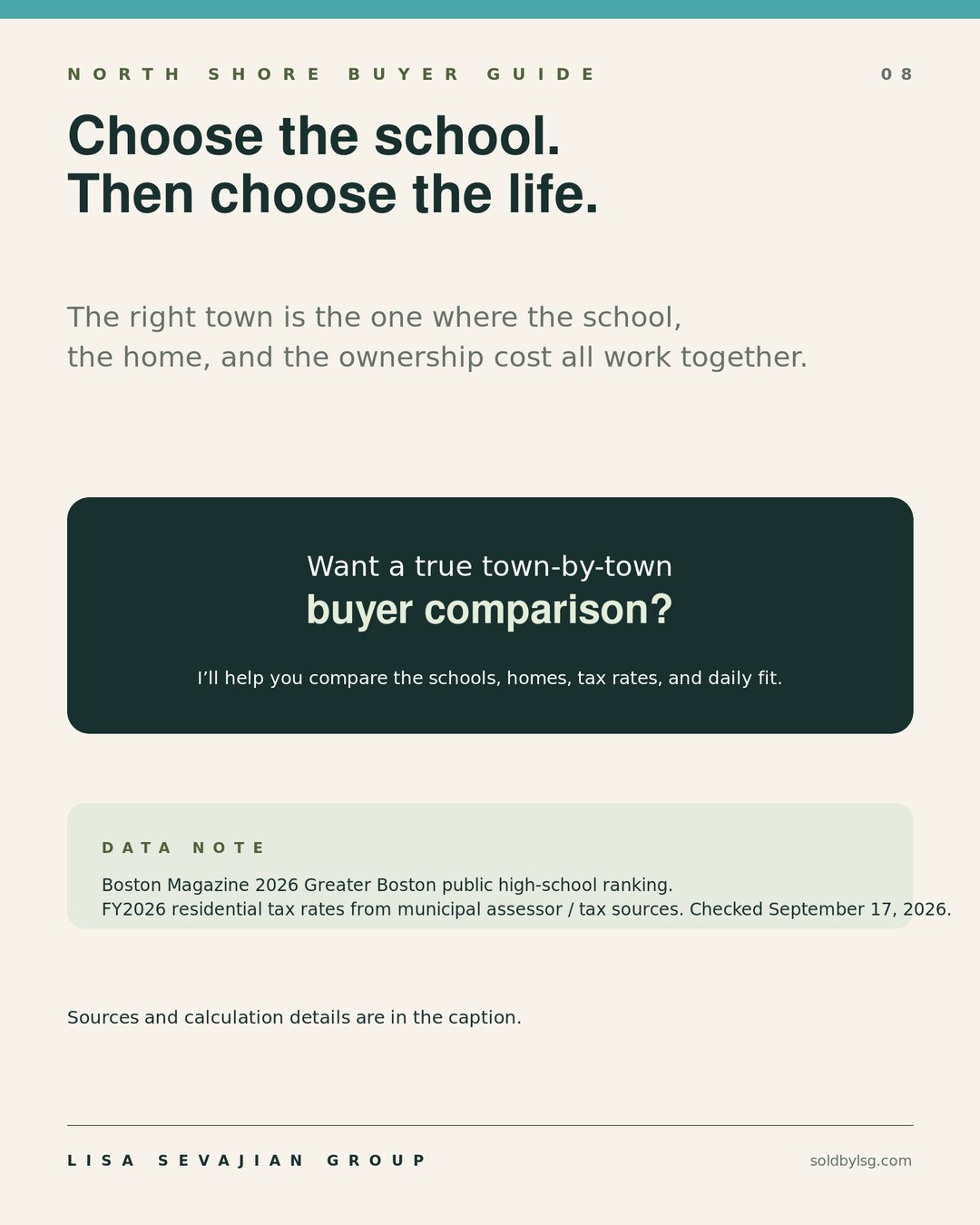 Slide 8: Choose the school, then choose the life