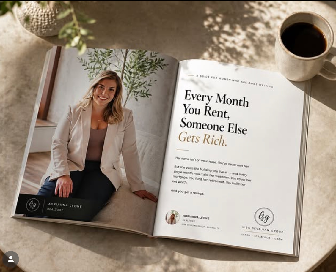Every Month You Rent, Someone Else Gets Rich — a free guide for women buying their first home, by Adrianna Leone