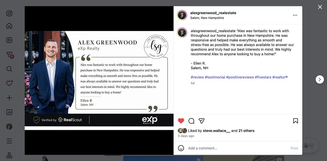 Instagram post from @alexgreenwood_realestate
