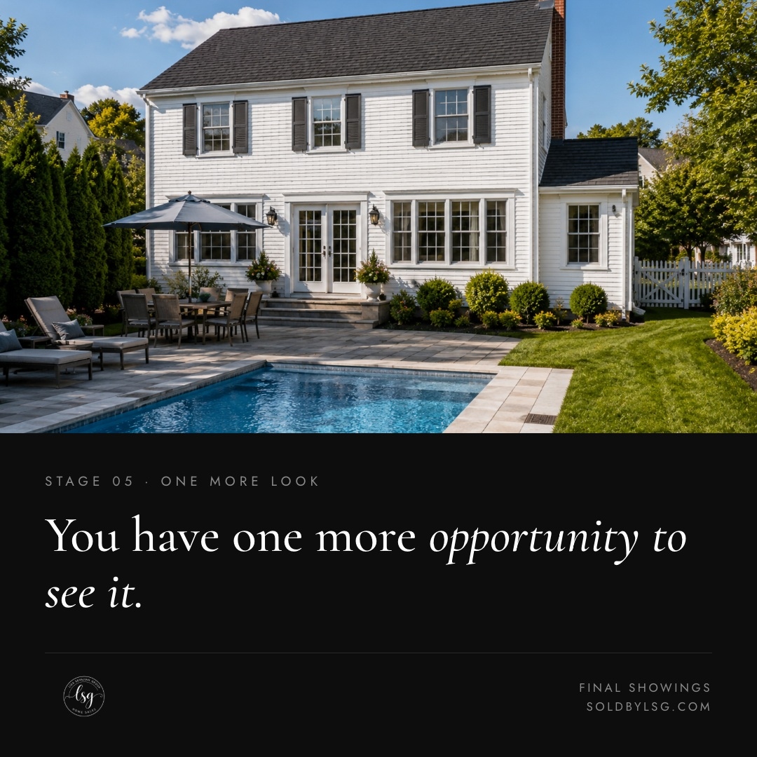 Stage 05 · One More Look — Last chance before offers