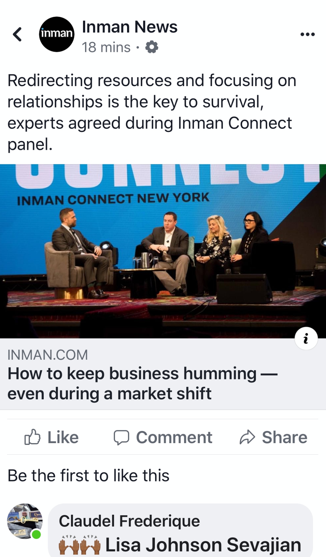 Inman News post featuring Lisa Sevajian: How brokers can keep their business afloat during a market shift.