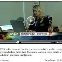 WCVB News Center 5 broadcast segment: Project Economy - Realtors Go High Tech, featuring Lisa Sevajian