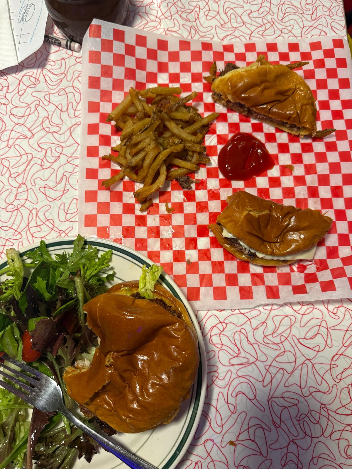 Cormorant burgers